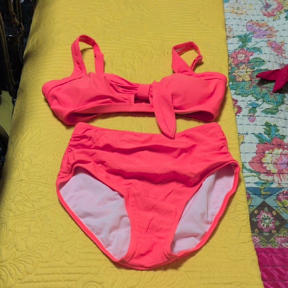 Neon Pink Bikini Set